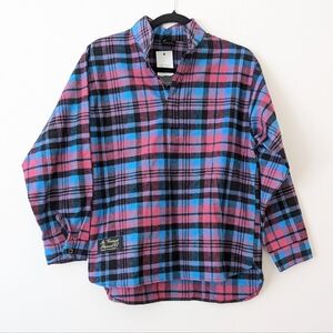 The Vermont Flannel Co Girls Henley NWT 14/16  Organic Cotton